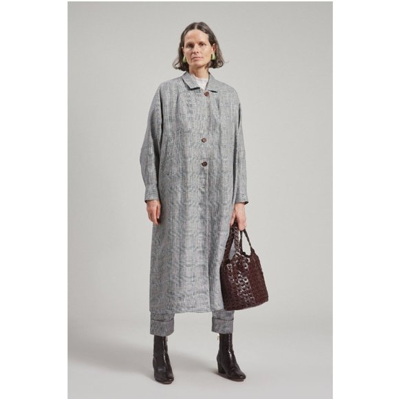 NWT Rachel Comey Wander linen trench coat size 4 - Picture 1 of 6